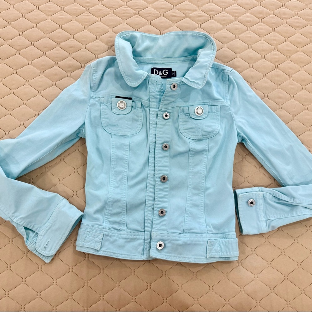 Dolce & Gabbana Sky Blue Jean Jacket